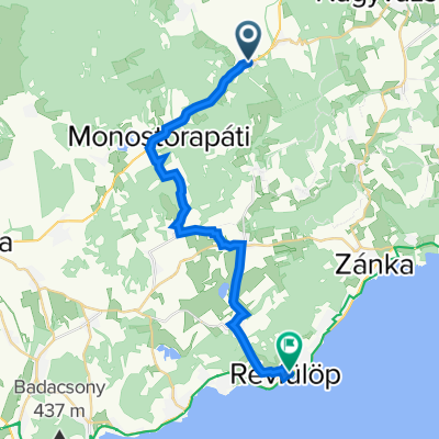 Kossuth utca 57., Kapolcs to Révfülöp