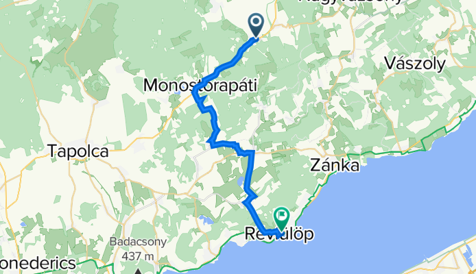 Kossuth utca 57., Kapolcs to Révfülöp