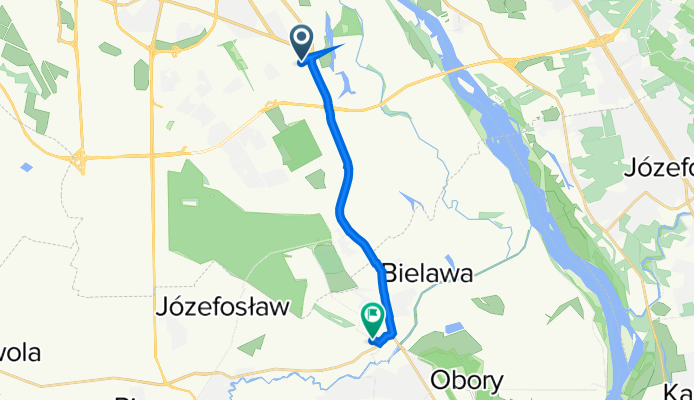 Franciszka Klimczaka 6A, Warsaw to Wąska 27, Konstancin-Jeziorna