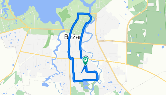 V. Montvilos g. 12, Biržai to V. Montvilos g. 16, Biržai