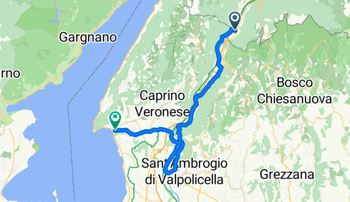 ciclopista del sole tratto confine trentino /citta di garda