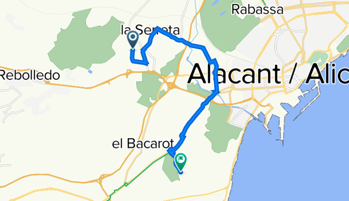 De Diseminado Vallonga 1, Alacant a Via sense nom, Alacant