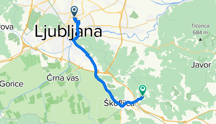 Štihova ulica 24 to Pleše 3