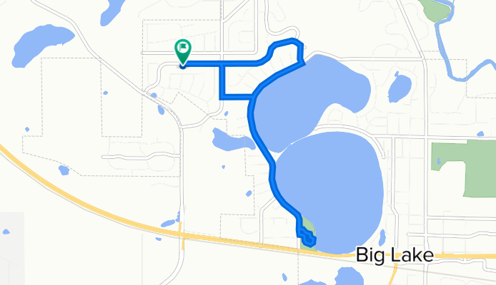 4135 Lake Ridge Dr, Big Lake to 4135 Lake Ridge Dr, Big Lake