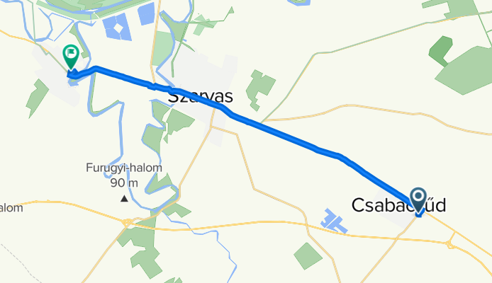 Ady Endre utca 2, Csabacsűd - Szent András utca 17, Békésszentandrás