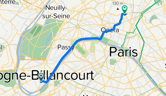 66 Rue du Point du Jour, Boulogne-Billancourt à 153 Boulevard de Magenta, Paris