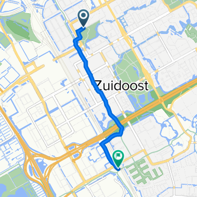 Demerarastraat 1–720, Amsterdam nach Meibergdreef 23, Amsterdam