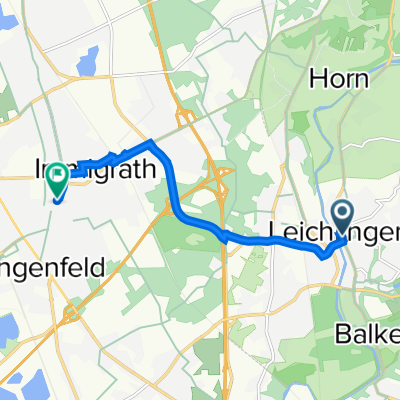 Neukirchener Straße 5, Leichlingen (Rheinland) nach Solinger Straße 22, Langenfeld (Rheinland)