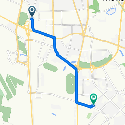 Konstruktorska 12A, Warszawa do Edwarda Dembowskiego 16, Ursynów