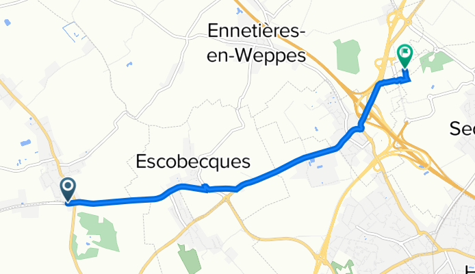 4 D 141 B, Beaucamps-Ligny to Englos