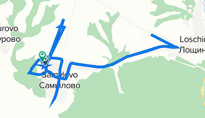 Село Самылово до 54.952° N 41.264°