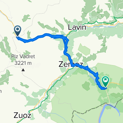 28, Susch to 28, Zernez