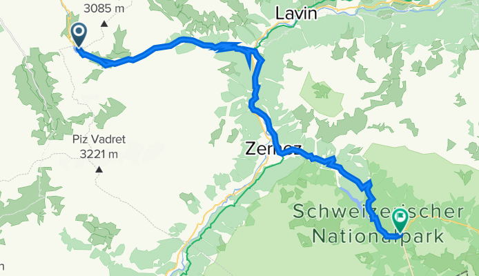 28, Susch to 28, Zernez