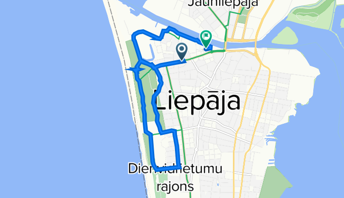 Kūrmājas prospekts 5, Liepāja to Baložu iela 1, Liepāja