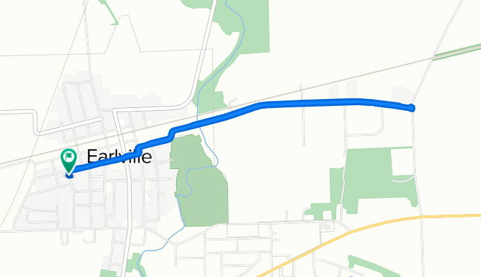200–288 S Fourth St, Earlville to 501 W Winthrop St, Earlville