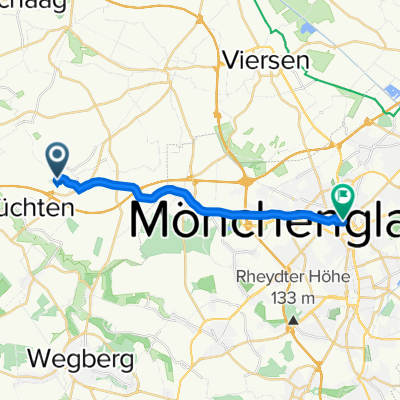 Wilhelm-Engbrocks-Straße 45, Schwalmtal nach Steinmetzstraße 2, Mönchengladbach