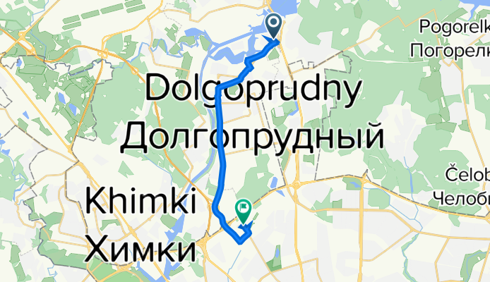 Старое Дмитровское шоссе, 17 к1, Долгопрудный до Ижорская улица, 9 с2А, Москва