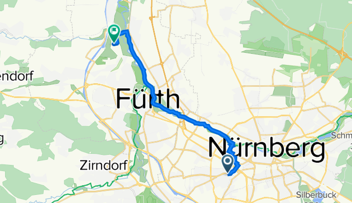 Heinrichstraße 2, Nürnberg nach Melli-Beese-Straße 19, Fürth