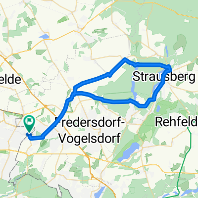 Mahlsdorf-Neuenhagen-Alt-Landsberg- Strausberg - Mahlsdorf