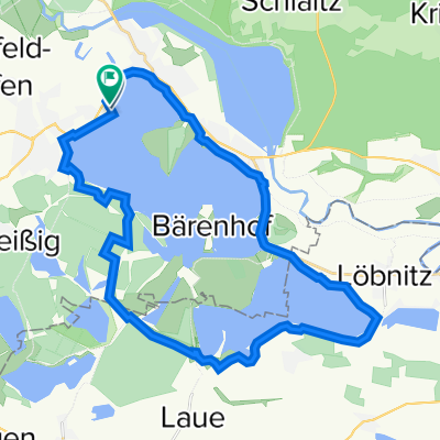 Mühlenboulevard 4, Bitterfeld-Wolfen nach Seepromenade 6, Bitterfeld-Wolfen