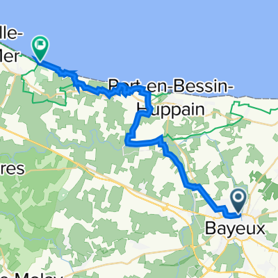 32 Boulevard d'Eindhoven, Bayeux nach Saint-Laurent-sur-Mer
