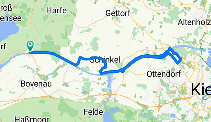 Sehestedt nach Kiel-Kronshagen und zurück