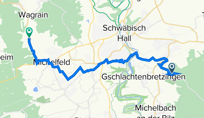 Vorderer Einkorn 1, Schwäbisch Hall nach L 1046, Michelfeld