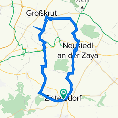 Hanggasse 11, Zistersdorf nach Hanggasse 21, Zistersdorf