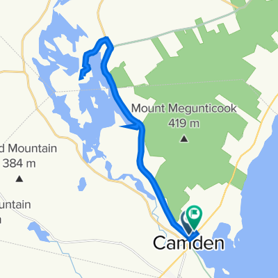 5 Mountain St, Camden to 3 Rockbrook Dr, Camden