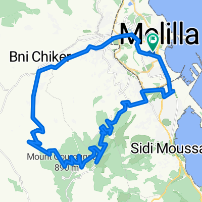 Melilla-Gurugú-Pista de los monos