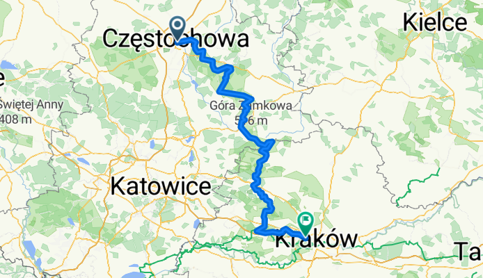 Marszałka Józefa Piłsudskiego 23, Częstochowa do Zygmunta Starego, Kraków