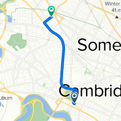 1201 Massachusetts Ave, Cambridge to 38 Day St, Somerville