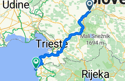 Route in der Bikemap App öffnen