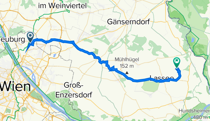 Am Marchfeldkanal - Radweg
