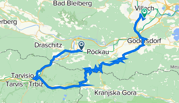 Arnoldstein, Tarvis, Ratece, Dreiländereck, Wurzenpass, Krainberg, Korpitsch, Gödersdorf, Villach - brez meja - senza confini - ohne Grenzen !
