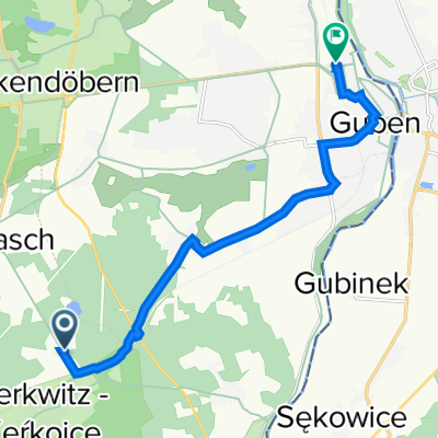 Am See 4, Schenkendöbern nach Guben