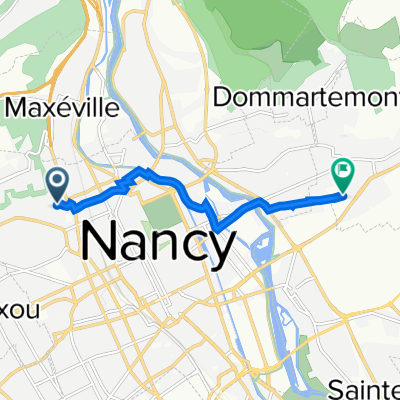 23 Rue St-Bodon, Nancy à 20 Rue du Général de Gaulle, Essey-lès-Nancy