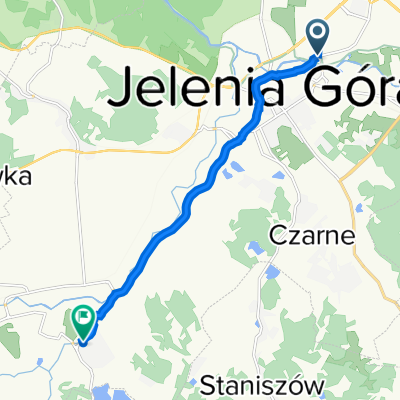Michała Kleofasa Ogińskiego 1D, Jelenia Góra do Gustawa Daniłowskiego 2A, Jelenia Góra
