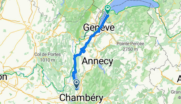 Strecke H: Lac de Bourget nach Lac Leman