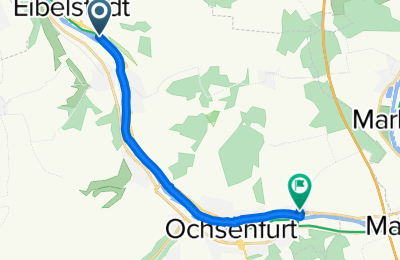 Route in der Bikemap App öffnen