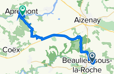 Route in der Bikemap App öffnen