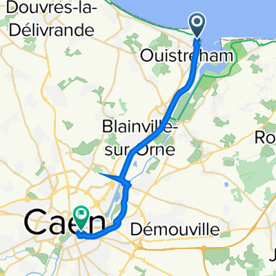 Caen ferry - train station