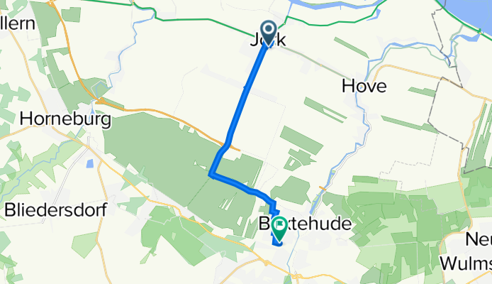 Schützenhofstraße 16C, Jork nach Giselbertstraße 16, Buxtehude