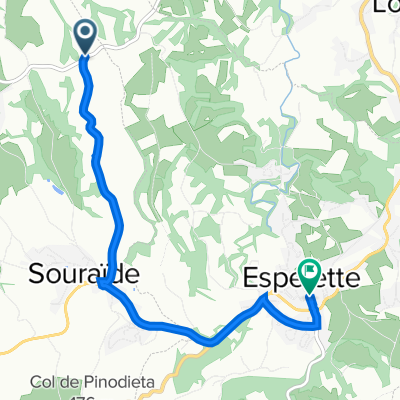 Route d'Ustaritz, Souraïde à 25 Merkatu Plaza, Espelette