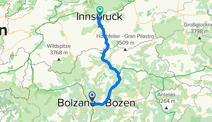 Bozen - Brenner - Innsbruck
