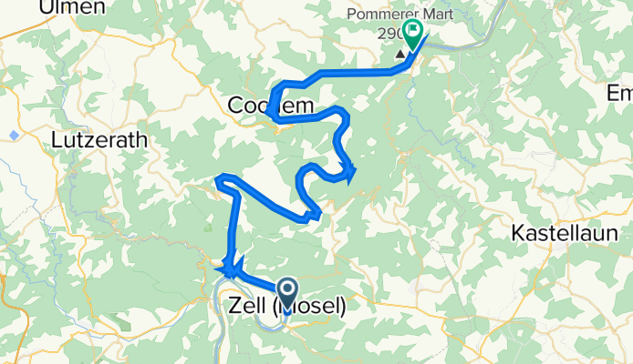 Da Zell (Mosel) a Treis-Karden