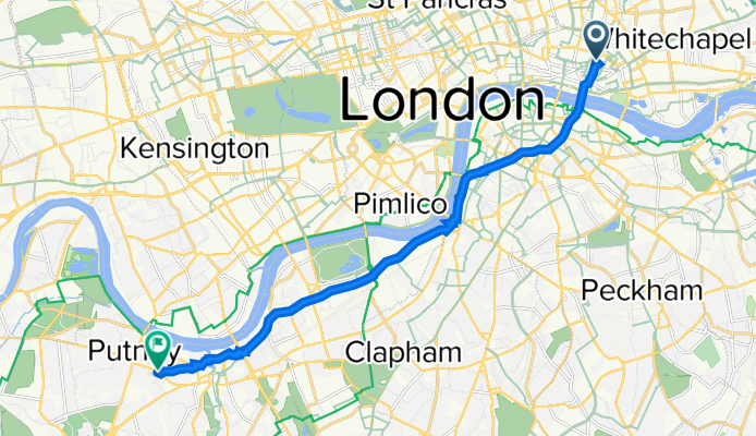 22 Bishopsgate, London to 73 Upper Richmond Road, London