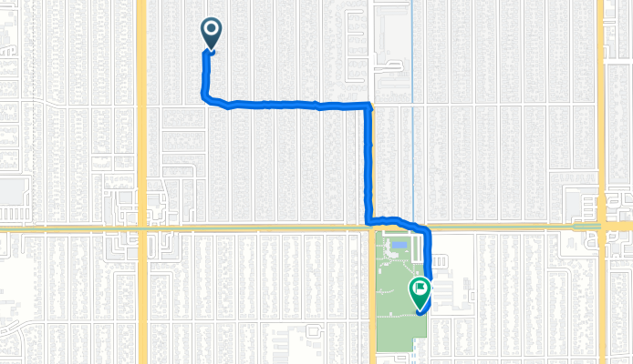 6060 Blackthorne Ave, Lakewood to 5720 Clark Ave, Lakewood