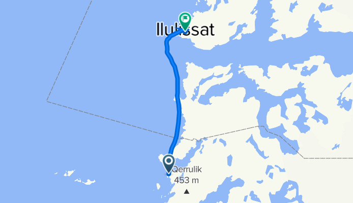 68.844° N -51.219° W to Alanngukasik,