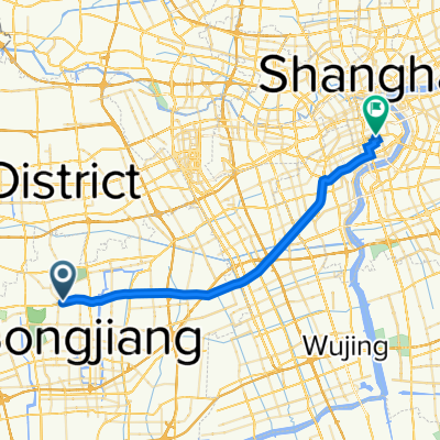 Linyinxin Road 1888号 to Jianguo Road (E) 191